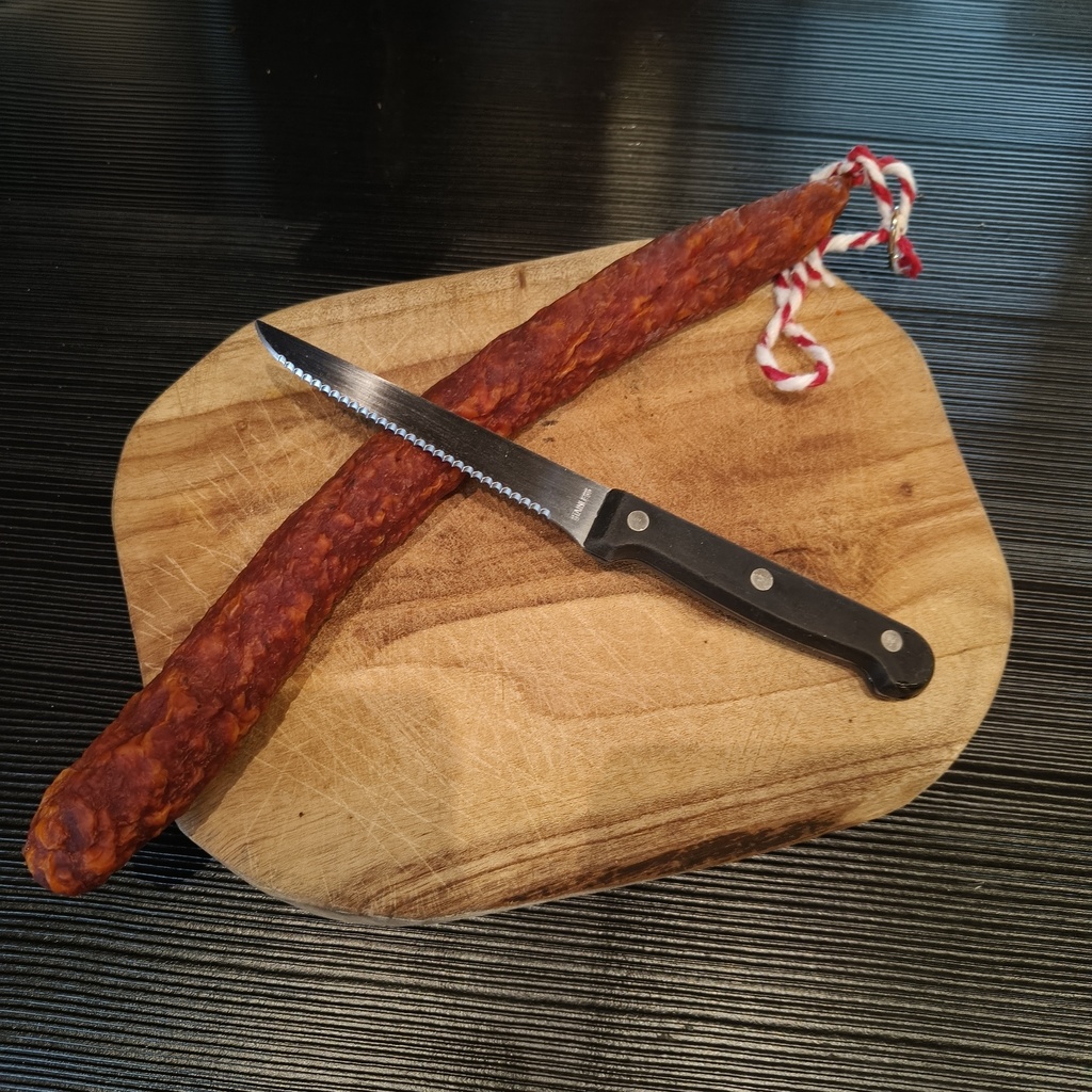 Chorizo fort +-150g [3,30€/unité] Carton de 30 unités